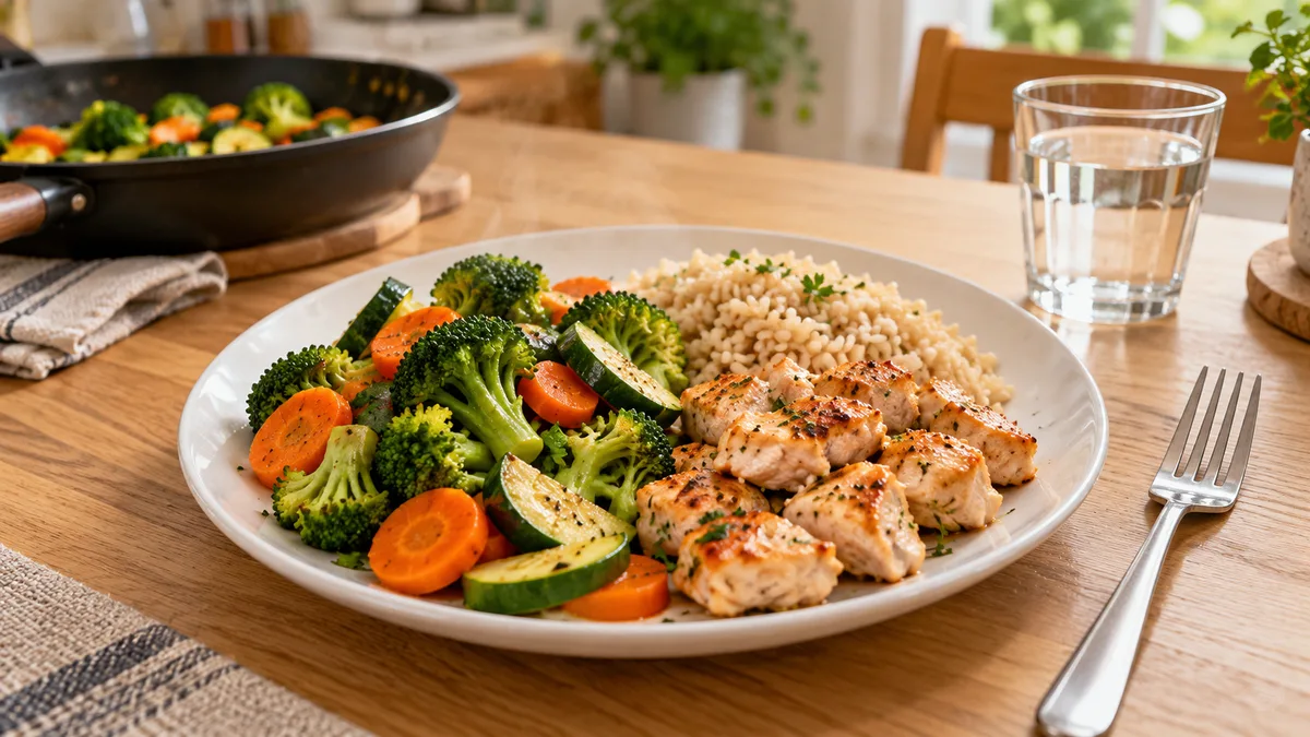 Comment manger équilibré le soir : repas rapide chaud pour soir
